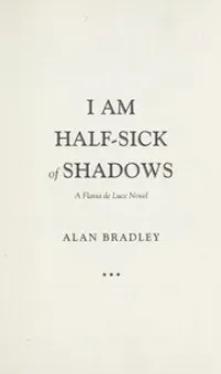 I Am Half-Sick of Shadows